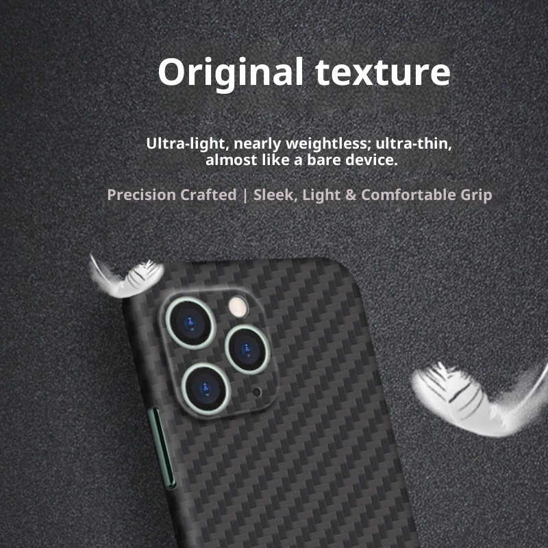 TechGlobe One Piece Dropshipping Kevlar Phone Free Shipping Compatible With Carbon Fiber Protective Case 11 Pro Max_voghion.com