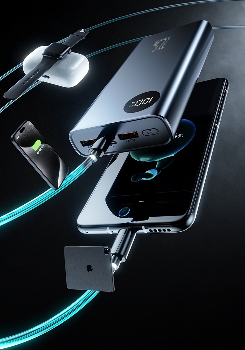 TechGlobe Cross-border 3C Certified Super Fast Charging Large Capacity 20000mAh Bank Manufacturer Wholesale Mobile Power_voghion.com