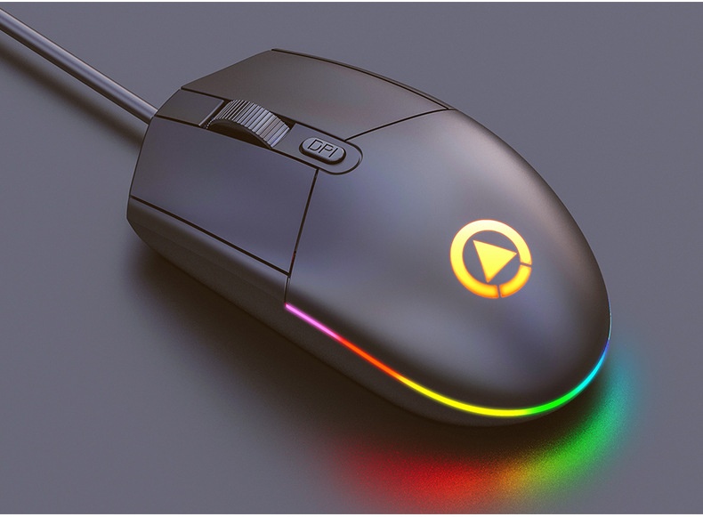 Techglobe Silver Eagle G3SE Wired Gaming Mouse Business Office Home USB Optical Luminous Computer Peripheral Accessories Wholesale_voghion.com