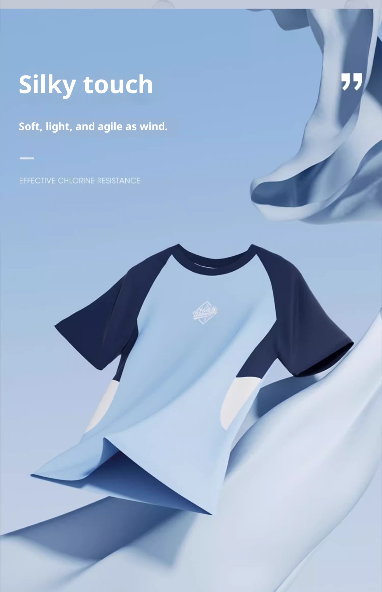 001 Swimwear Set New Adult Swimsuit Youth Double Layer Swim Trunks Anti-Embarrassment Men's Hot Spring Gear_voghion.com