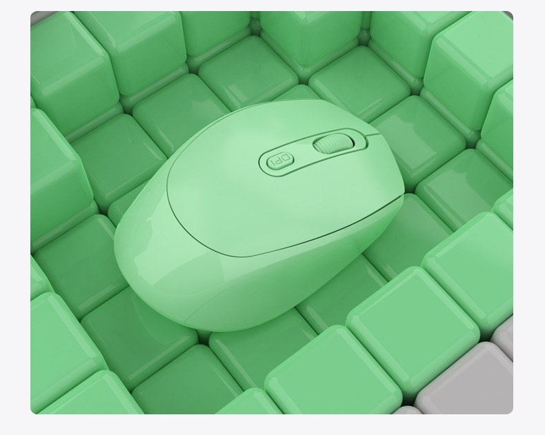 Techglobe Senlanni Mouse silenzioso wireless ricaricabile Bluetooth a doppia modalità Macron multicolore di tipo C_voghion.com