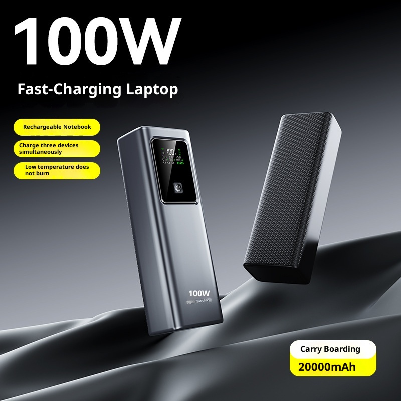 techglobe Power Bank 100W Super Fast Charging 20000mAh Large Capacity Laptop Portable Charger Custom Lithium Battery_voghion.com