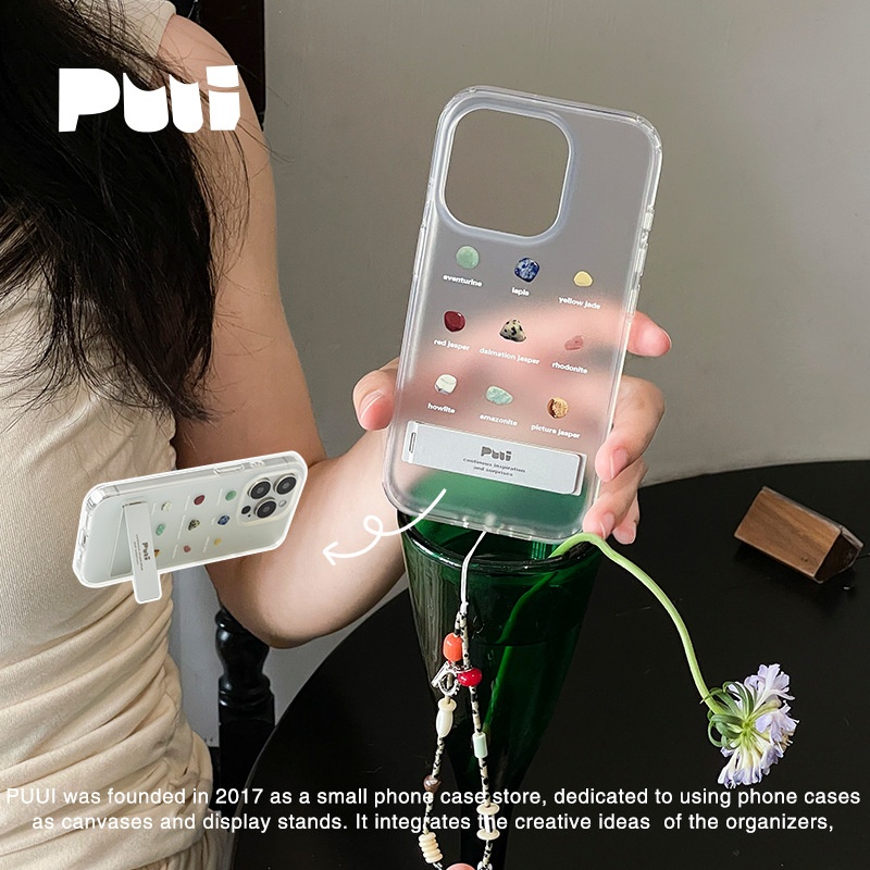 TechGlobe Puui Original Compatible With 16/15 Transparent Matte Phone Case 16 15 Pro Max Quality_voghion.com