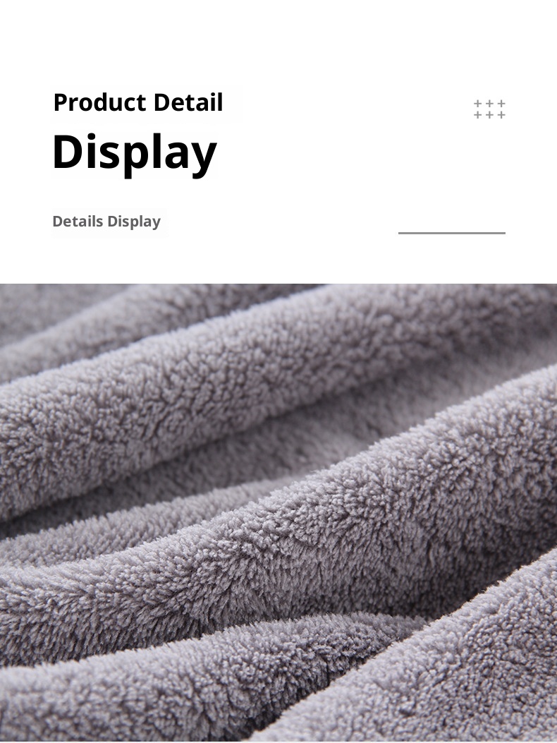 Lillian TUQIANG Einfaches Korallenvlies-Badetuch aus saugfähigem, weichem Mikrofaser-Baumwollhandtuch – Direkt vom Hersteller_voghion.com