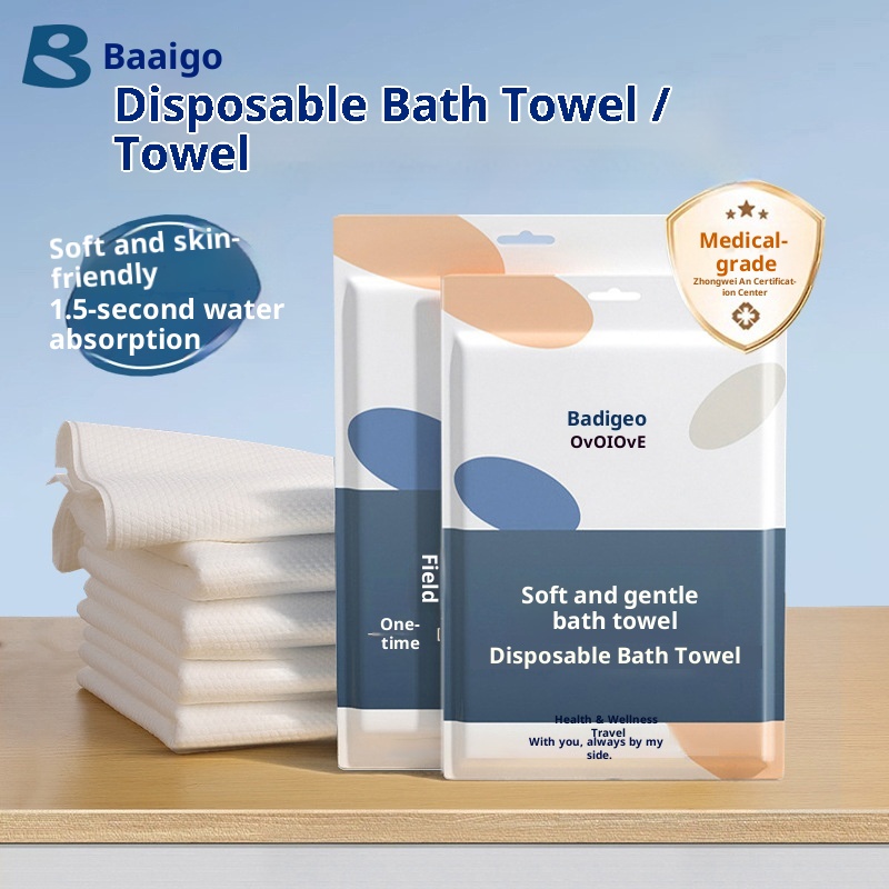 Lillian Badi High Bath Travel Asciugamano monouso singolo confezionato singolarmente in puro cotone, spesso, ingrandito, forniture alberghiere_voghion.com