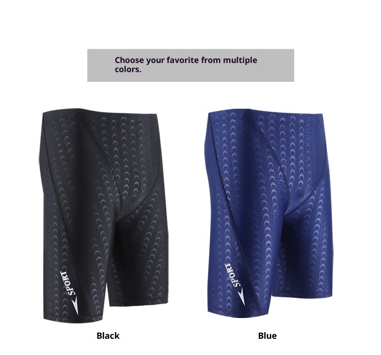 001 Cross-Border Swim Trunks Sports Quick-Dry Anti-Embarrassment Adult Foreign Trade Men's Beach Vacation Five-Point_voghion.com