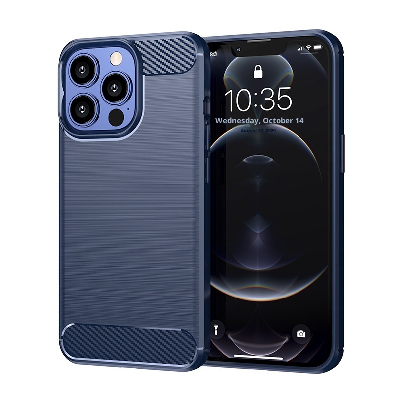 TechGlobe Suitable For Max Phone Case IPhone 13 Pro Protective Cover Full Coverage Anti-drop Brushed TPU_voghion.com