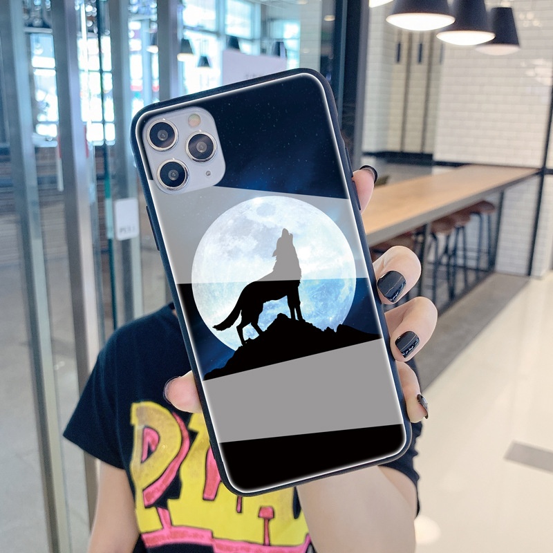 TechGlobe Suitable For Oppo A52/A94/A15/A54/A73/A32 A11X Wolf Totem A74 Deer Glass Phone Case_voghion.com