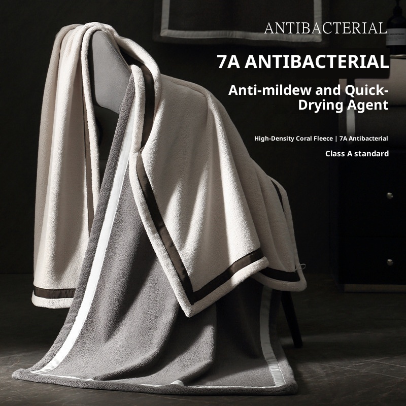 Lillian 7A Asciugamano da bagno grande, antibatterico, extra spesso, assorbente, traspirante, anti-pelucchi, per hotel e casa, nuovo, produttore all'ingrosso_voghion.com