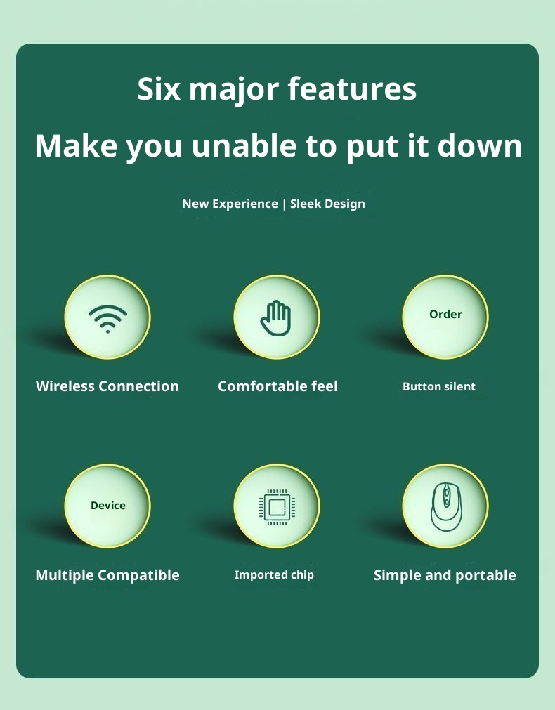 Digitex Digitex Wireless Bluetooth Silent Office Charging Universal Dual-Mode Laptop Desktop Computer Girls Gaming Mouse_voghion.com