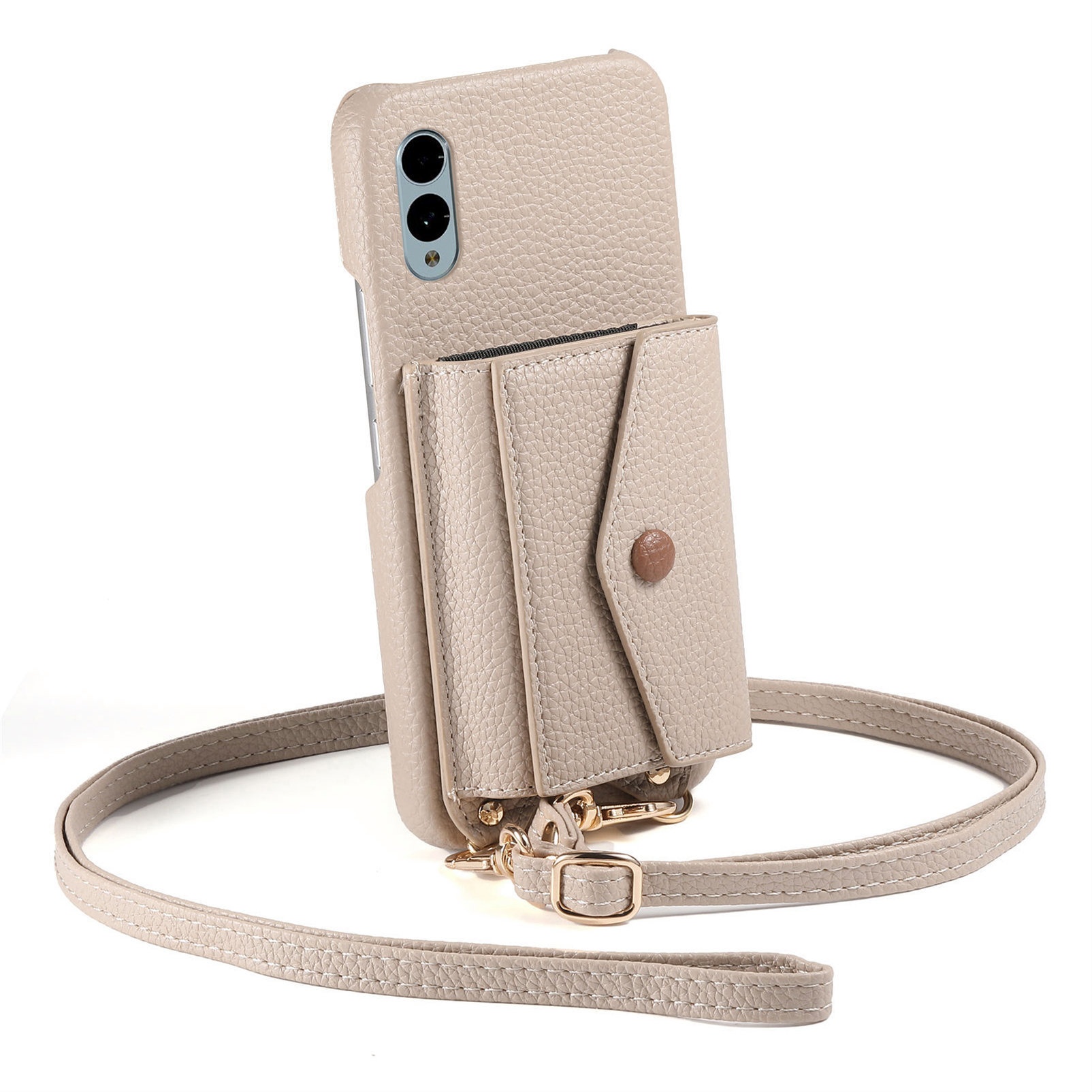 Funda de cuero tipo monedero compatible con Fujitsu WE2 de TechGlobe, compatible con Sony 1VII de séptima generación, con ranura para tarjetas y función atril._voghion.com