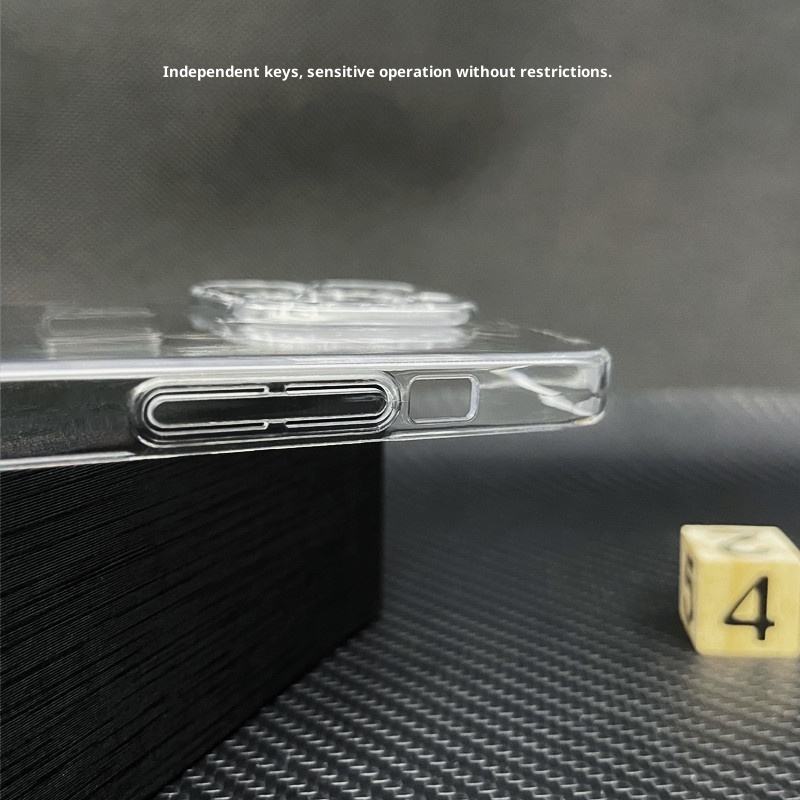 TechGlobe TechGlobe Compatible With Phone Case IPhone 17 AIR Transparent PC Full Coverage Precision Hole Anti-drop Protective Cover_voghion.com