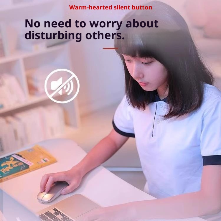 Digitex Digitex Wireless Silent Mouse Rechargeable Bluetooth Compatible With Huawei Xiaomi Lenovo Asus Laptops_voghion.com