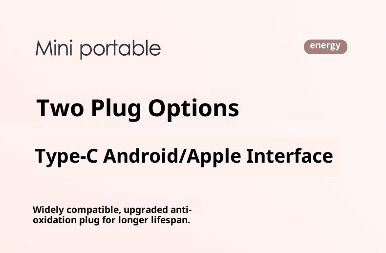 techglobe Mini-Bank mit großer Kapazität, Schnellladefunktion, tragbar für den Außenbereich, digitales Display, mobile Stromversorgung mit mehreren Schnittstellen_voghion.com