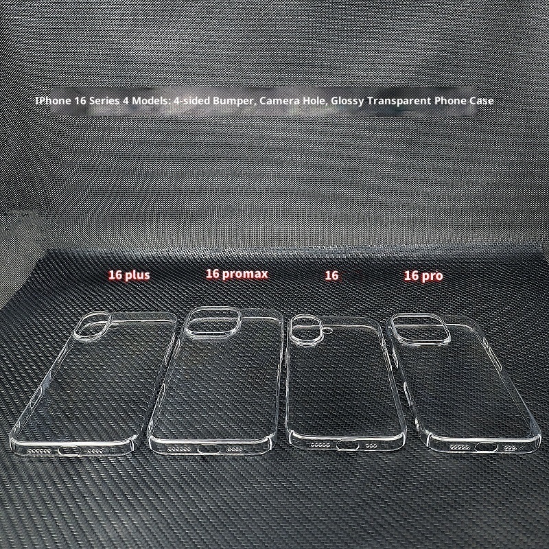 TechGlobe Kompatible iPhone 16 Schutzhülle mit vollständigem Schutz, 17 Transparente Schutzhülle, 15 Pro Hartschalenmaterial Unisex_voghion.com