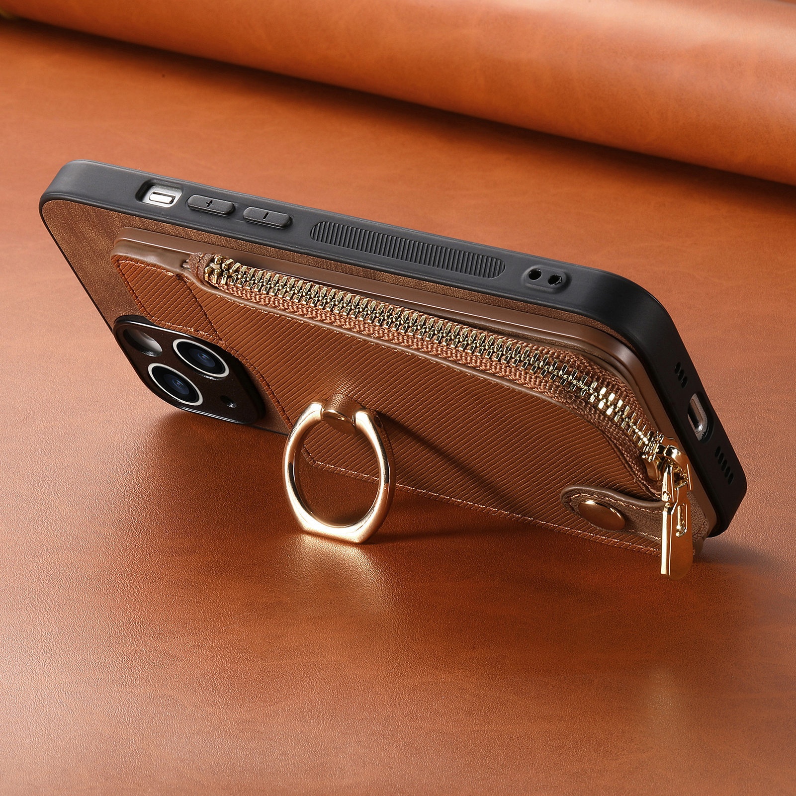 TechGlobe Cross-Border Compatible Samsung Galaxy S25 Ultra Retro Flip Cover Phone Case With Card Slot And Coin Pocket A55/A16_voghion.com