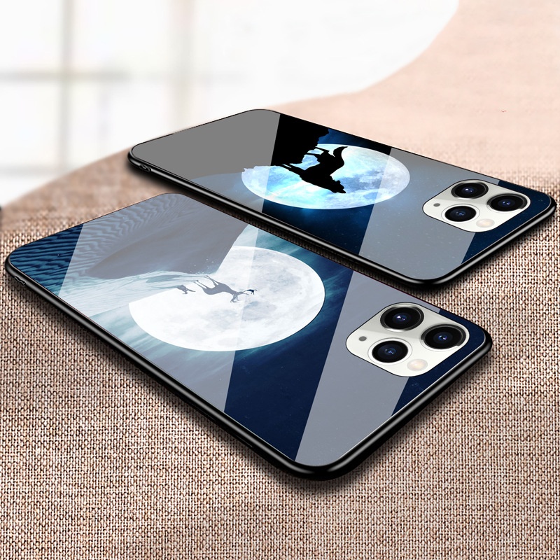 TechGlobe Suitable For Oppo A52/A94/A15/A54/A73/A32 A11X Wolf Totem A74 Deer Glass Phone Case_voghion.com
