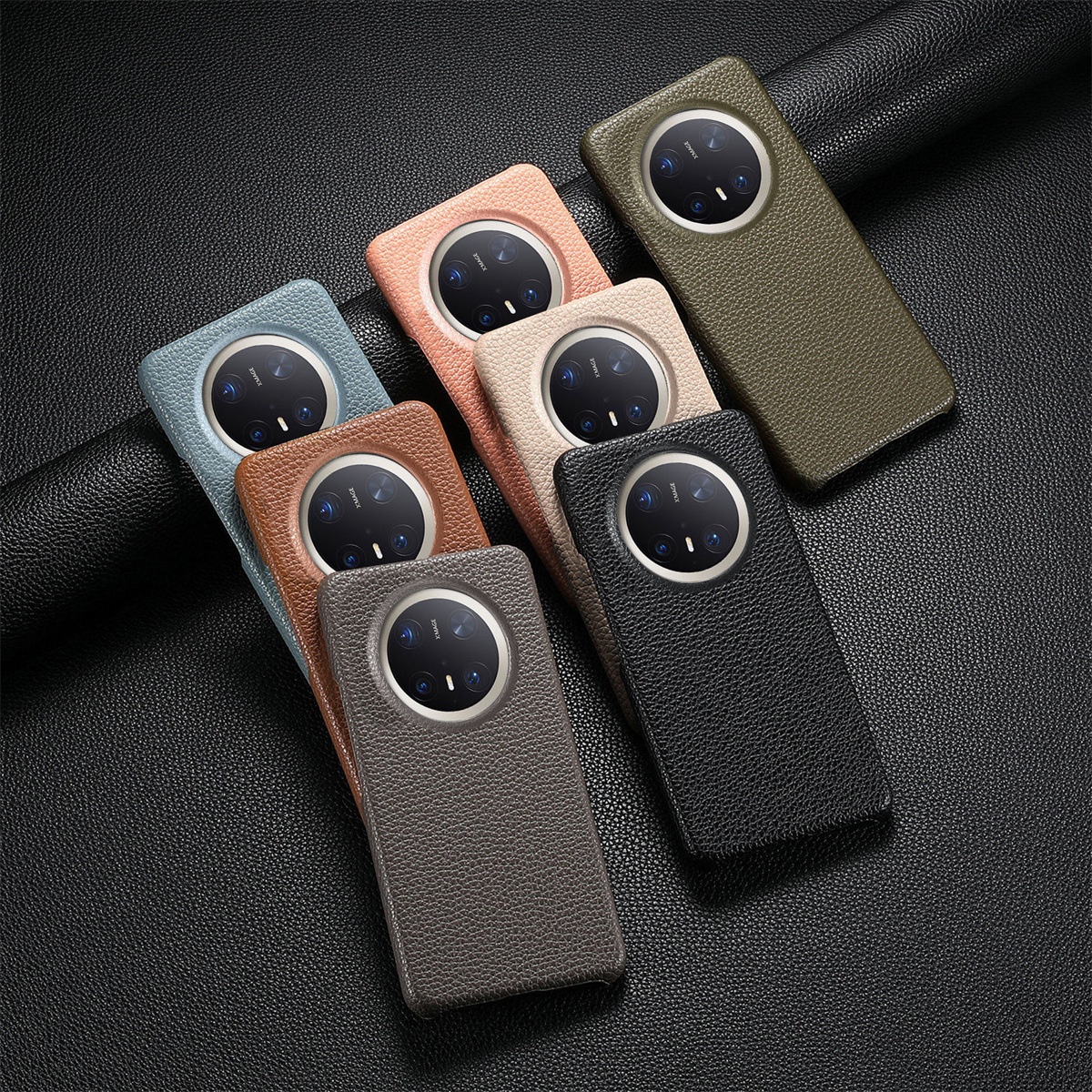 TechGlobe Hochwertiges Lych-Grain-Glattleder, hautfreundlich, kompatibel mit Mat70, groß, stoßfest_voghion.com