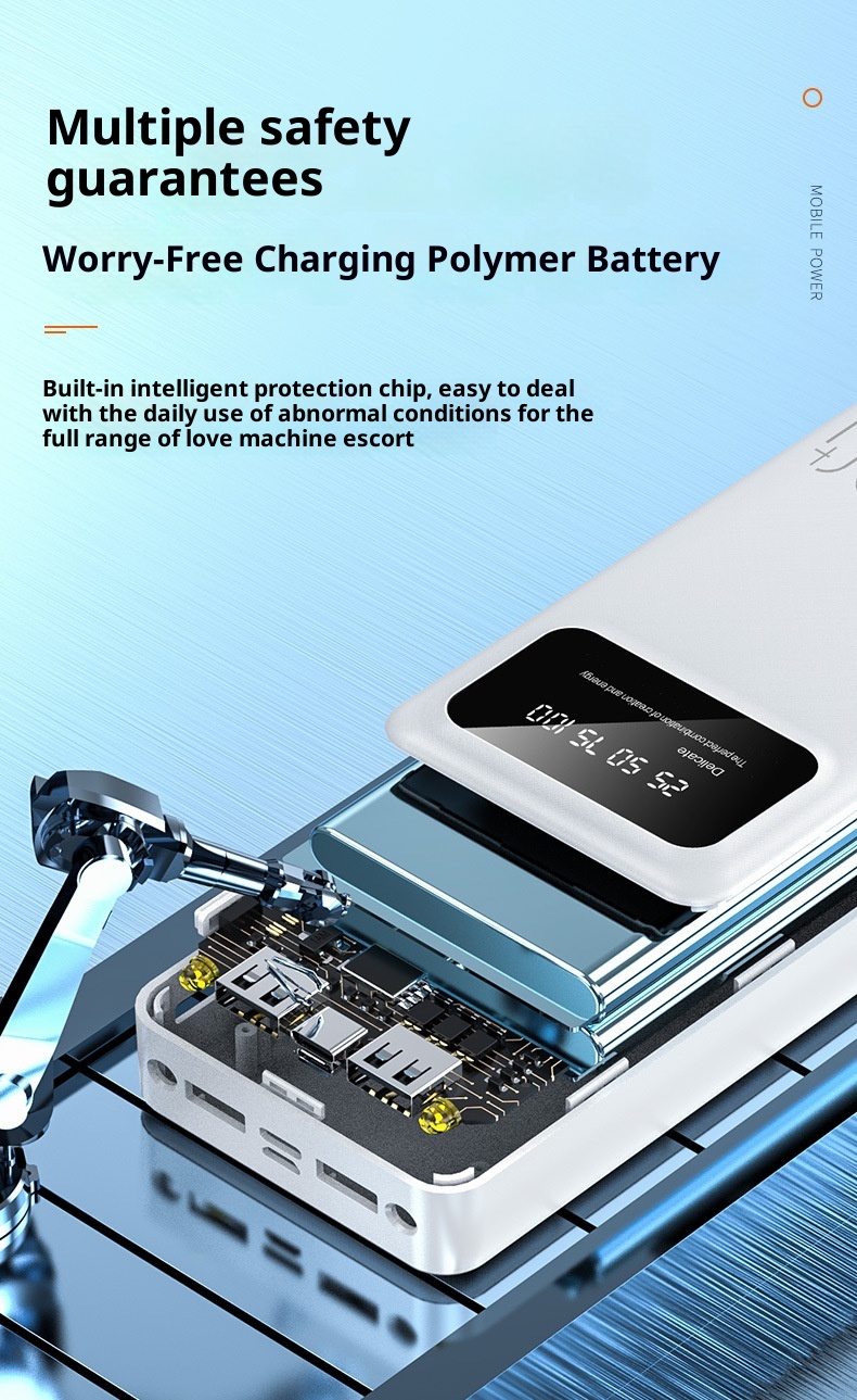 techglobe Grenzüberschreitender Großhandel Neue Tatsächliche 2W Milliampere Bank Mobile Power Ultra-Thin Portable Printed_voghion.com