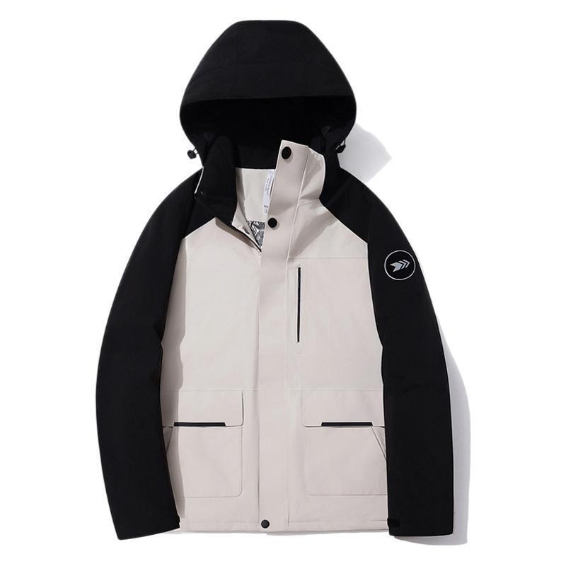 Veste ActiveGo Outdoor décontractée en duvet rembourré, coupe-vent et imperméable pour couple, unisexe, idéale pour les voyages et la randonnée._voghion.com