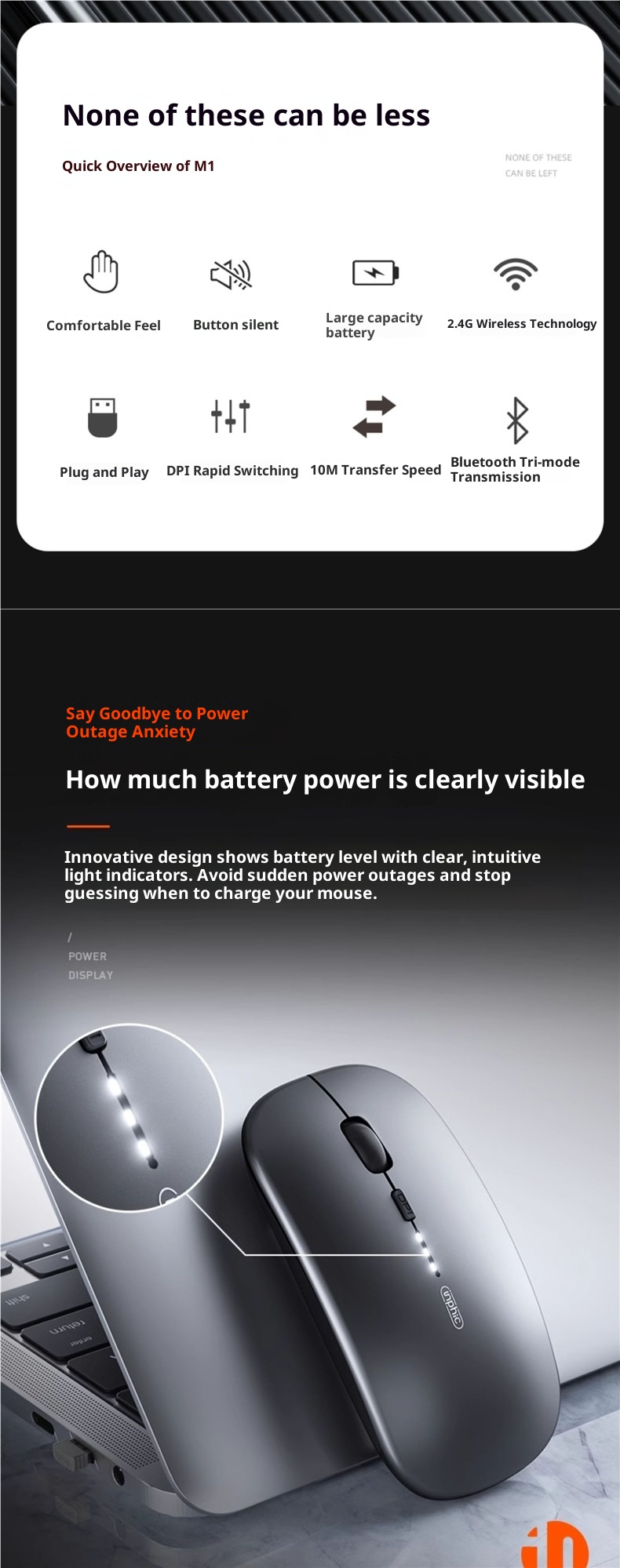 Digitex Digitex Wireless Bluetooth Mouse Silent Rechargeable For Men And Women Compatible With Direct From Manufacturer Wholesale_voghion.com