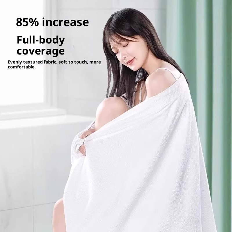 Set di asciugamani da bagno monouso Lillian per viaggi di lavoro, extra large, assorbenti, senza pelucchi, forniture alberghiere, confezionati singolarmente_voghion.com