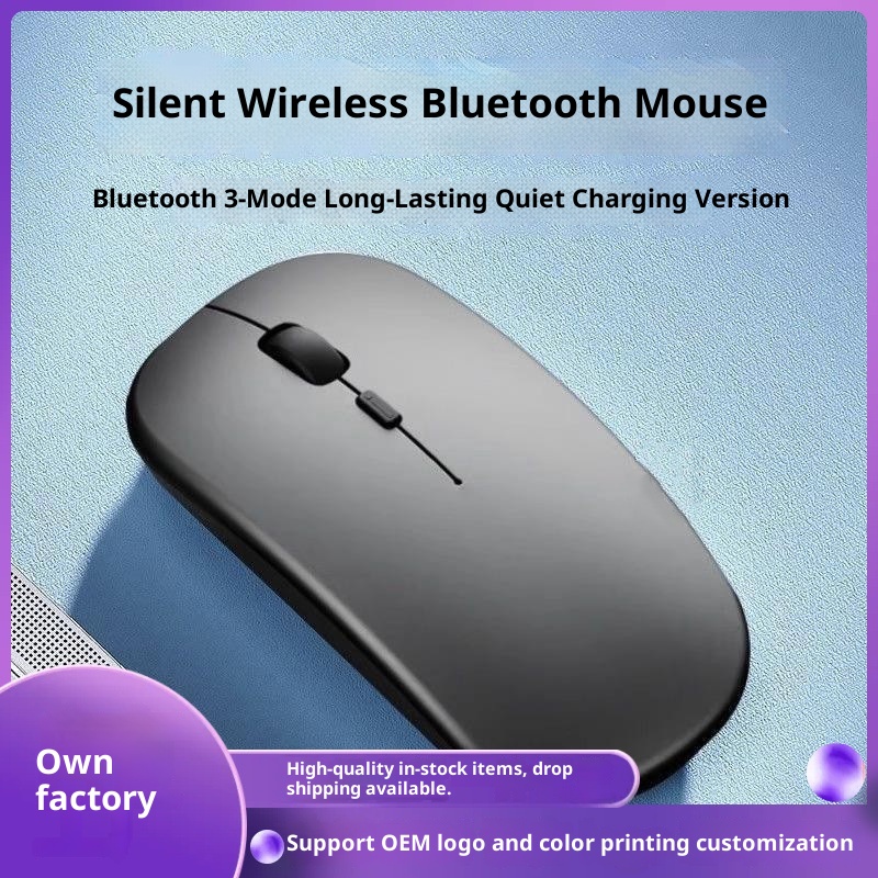 Techglobe Bluetooth adatto per iPad, tablet, Huawei, telefono cellulare, laptop, ufficio, mouse wireless silenzioso_voghion.com