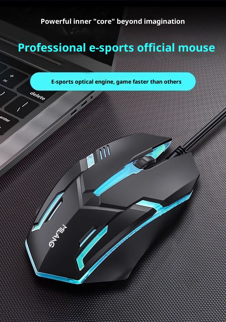 Digitex Digitex Wired Mouse USB Office Laptop Gaming E-Sports Dedicated Mechanical Home Desktop Luminous_voghion.com