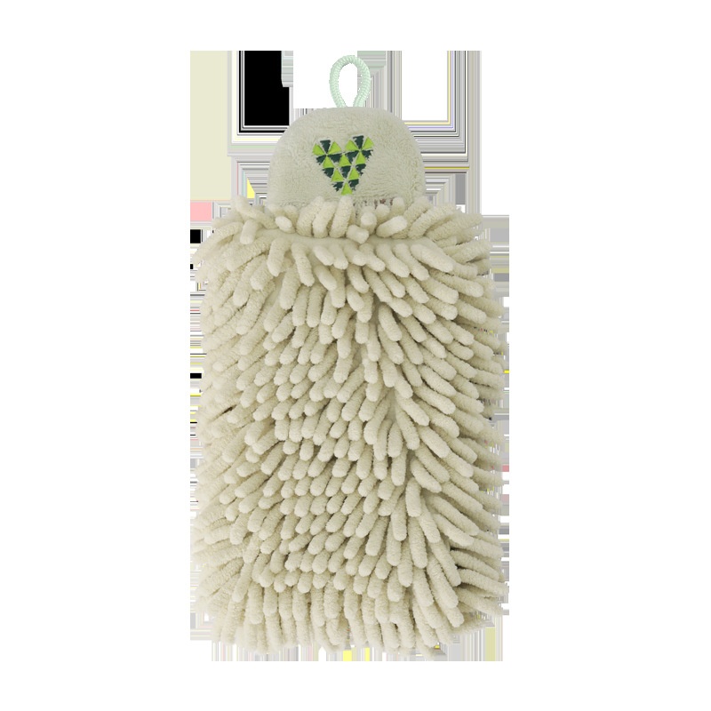 Lillian Doubo Hot Sale Chenille Kitchen Bathroom Wall-Mounted Absorbent Quick-Dry Hand Towel Cloth_voghion.com