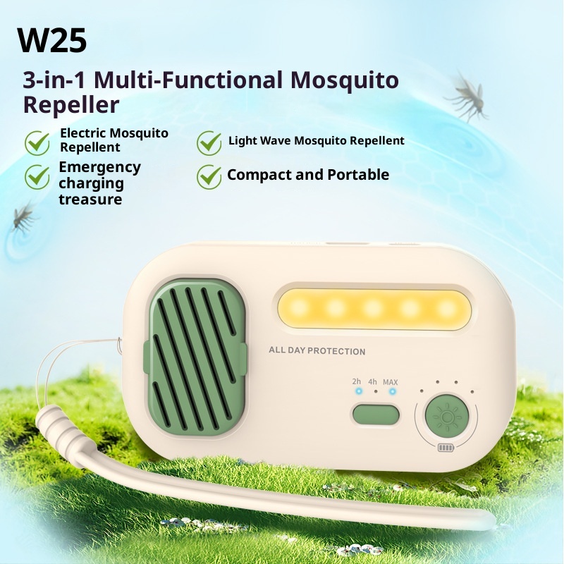 TechGlobe Lampada repellente per zanzare multifunzionale all'ingrosso transfrontaliero da campeggio per esterni con ricarica rapida, regalo portatile per cellulare_voghion.com