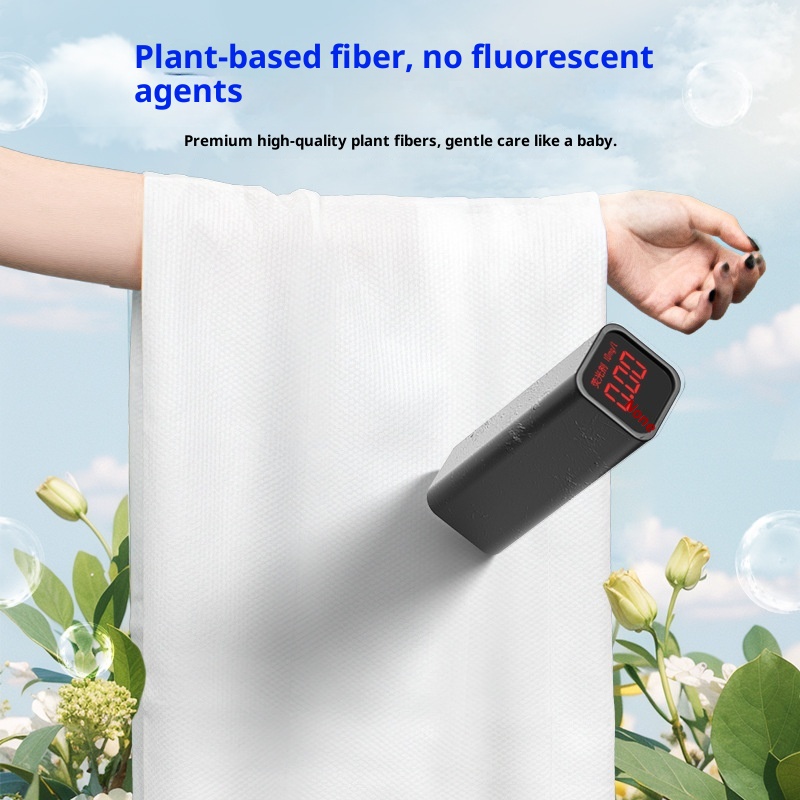 Asciugamani monouso Lillian per viaggi d'affari, confezionati singolarmente per hotel, locande, B&B, extra large e spessi, bagno portatile_voghion.com