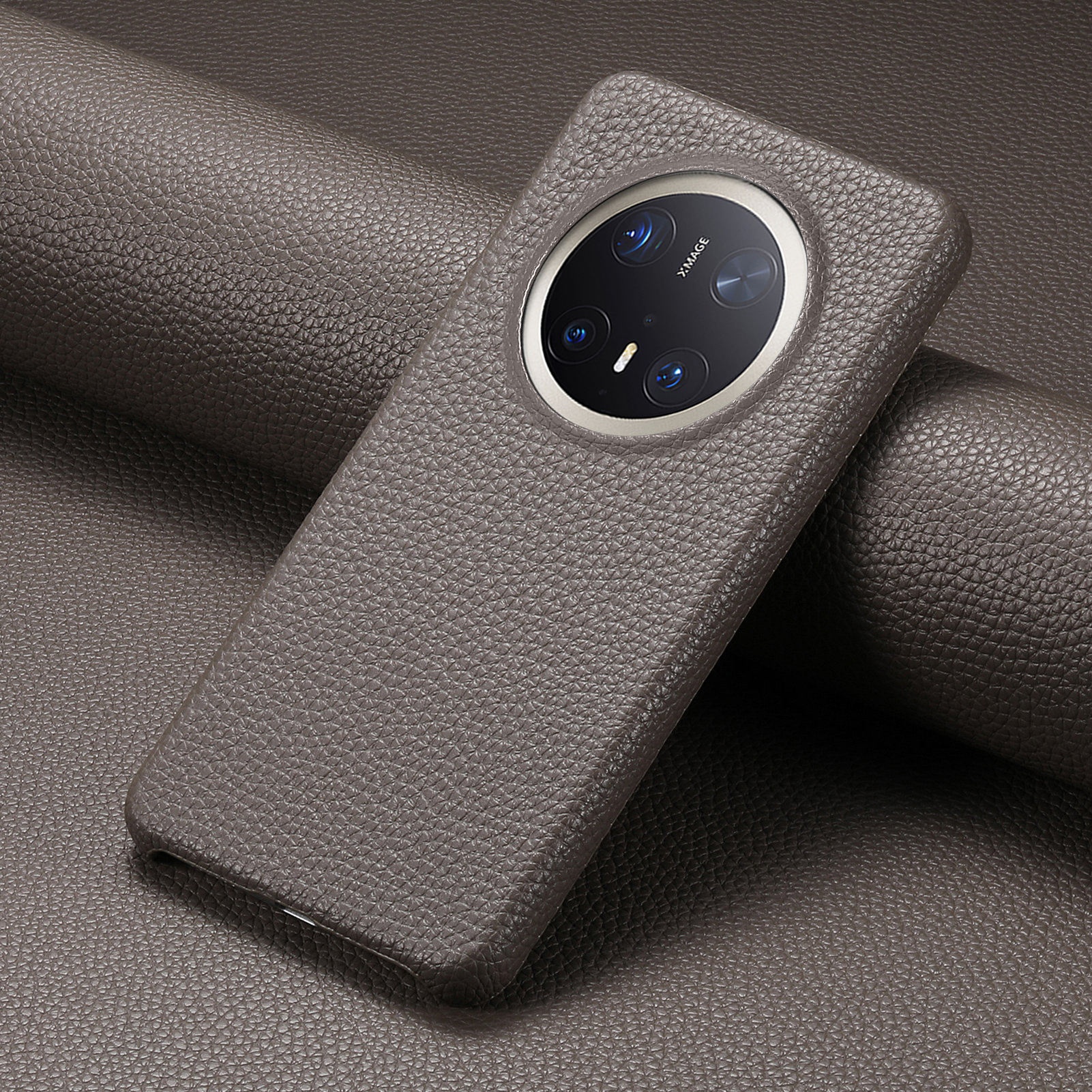 TechGlobe Hochwertiges Lych-Grain-Glattleder, hautfreundlich, kompatibel mit Mat70, groß, stoßfest_voghion.com