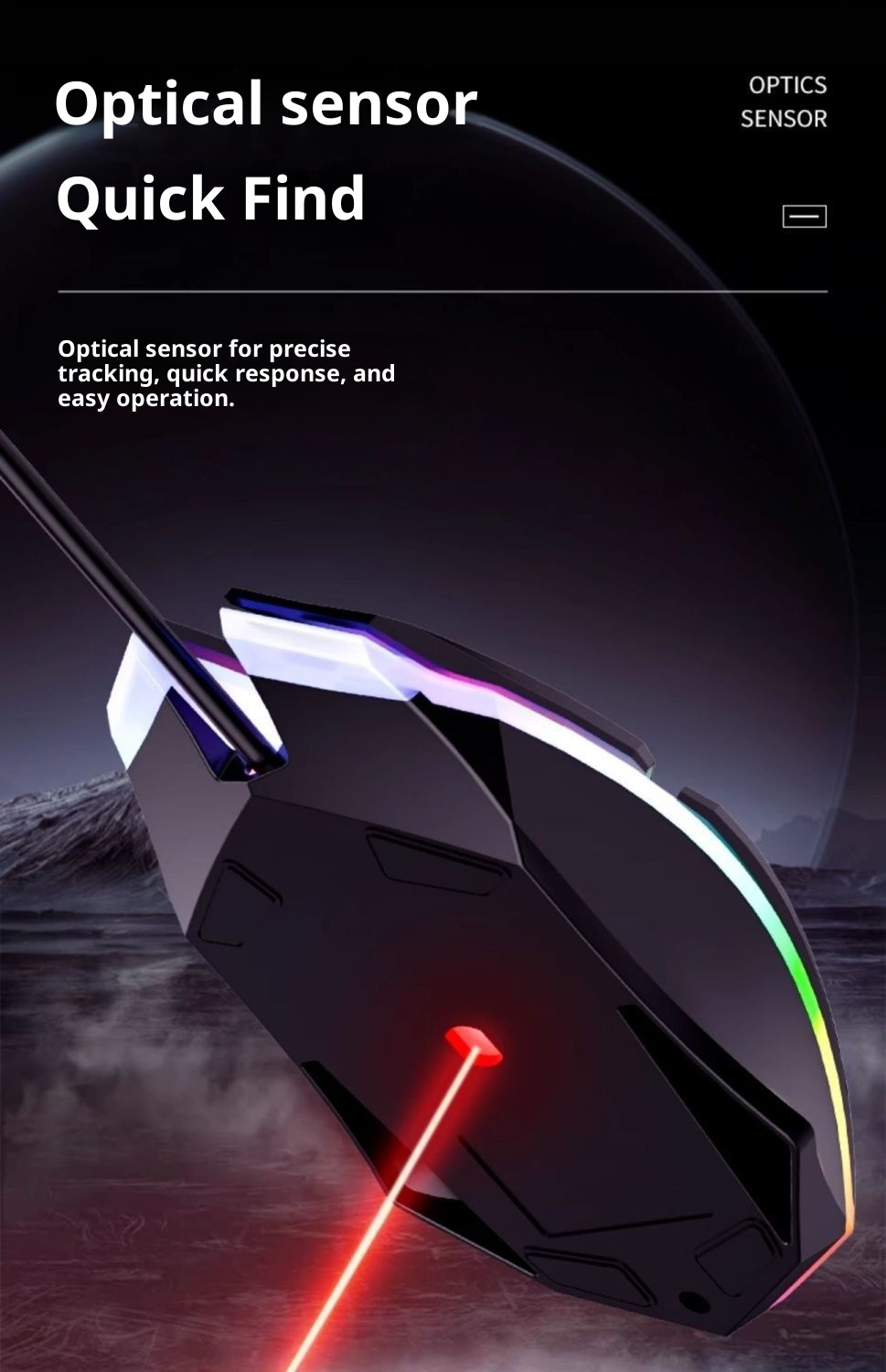 Digitex Digitex Wired Universal Laptop USB Office Business Gaming Colorful Glowing Mouse Bulk_voghion.com