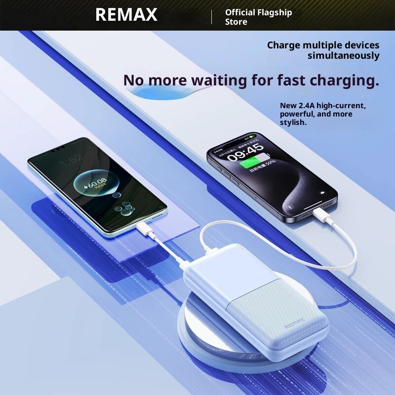 Techglobe Remax Alimentatore portatile leggero da 10000 mAh per telefoni, trasportabile in aereo, regalo all'ingrosso 3C_voghion.com