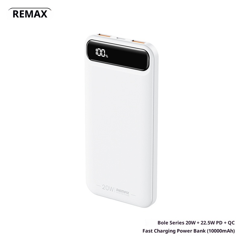 TechGlobe Remax Lightweight Portable 30000mAh Large Capacity Fast Charging Mobile Bank With Power Level Display And 3C_voghion.com