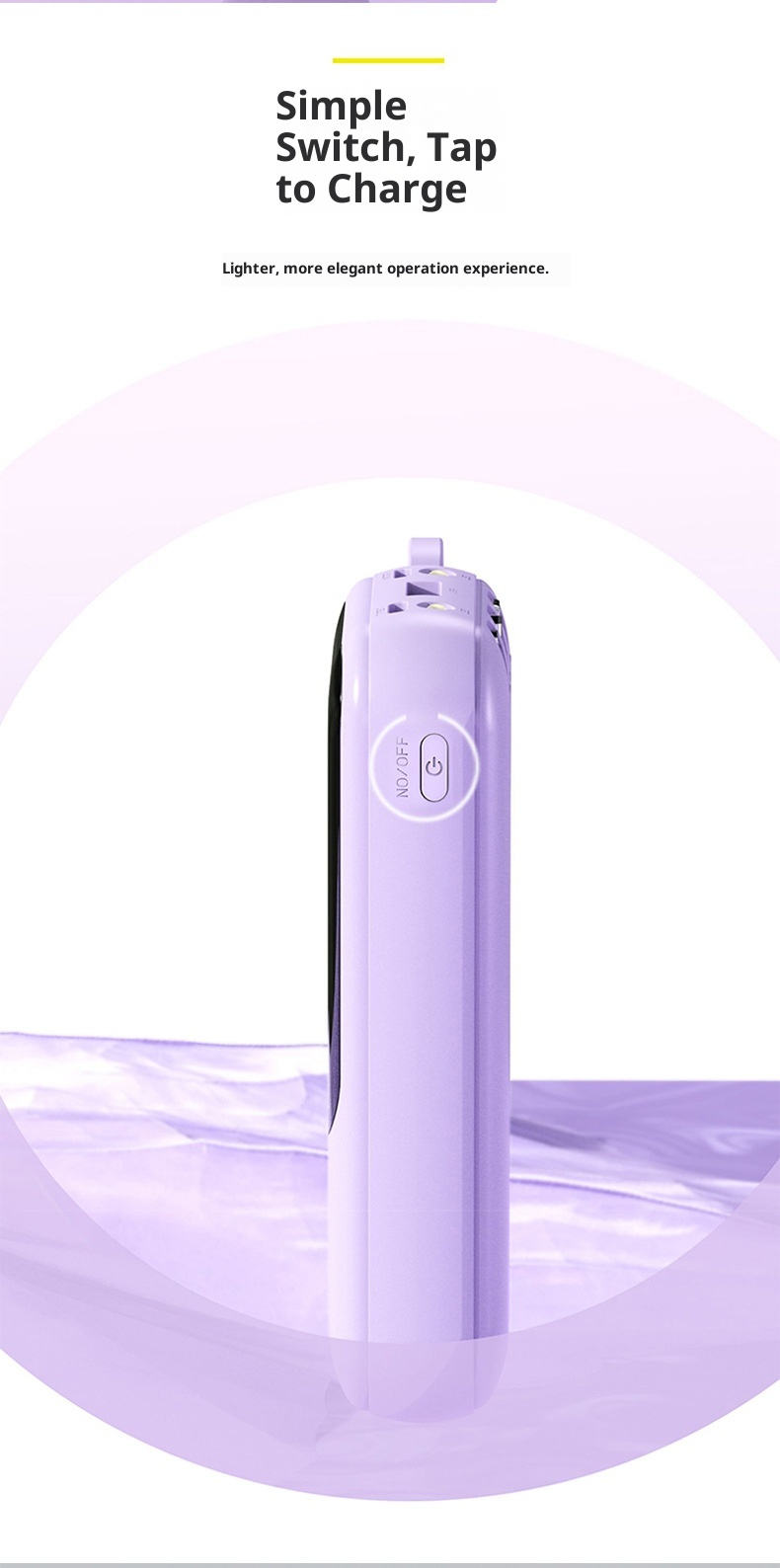 techglobe 20000mAh Gift Wholesale With Built-in Cable Digital Display Portable Large Capacity Power Bank_voghion.com