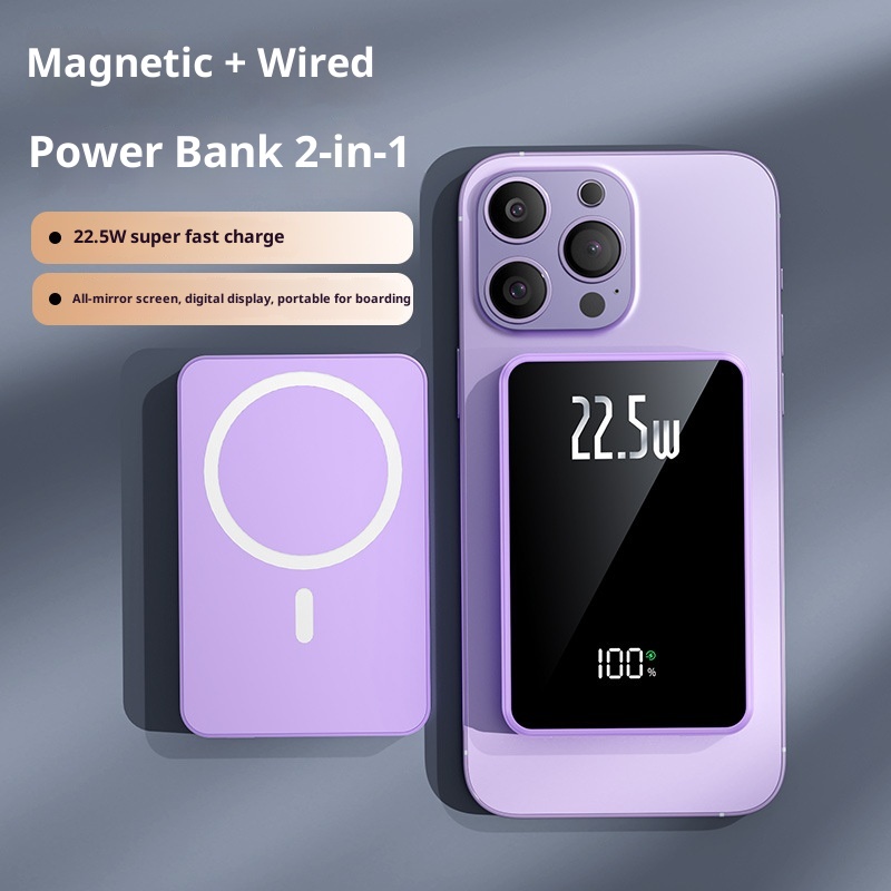 TechGlobe 22.5W Bank 20000mAh 10000 Mobile Power Fast Charging Digital Display Portable Wireless_voghion.com