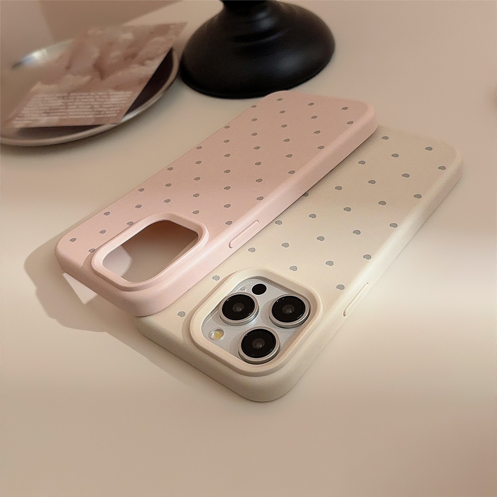 TechGlobe Soft And Adorable Heart Suitable For 17 Pro Max Korean Style Ins Wind IPhone 16 Phone Case 14 Silicone 15 Premium_voghion.com