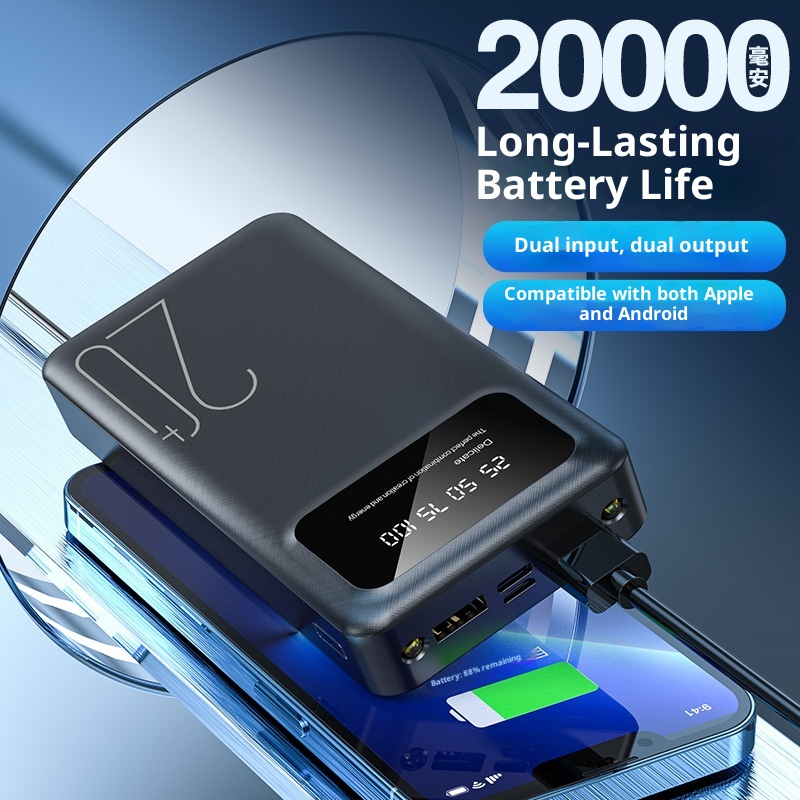 techglobe Grenzüberschreitender Großhandel Neue Tatsächliche 2W Milliampere Bank Mobile Power Ultra-Thin Portable Printed_voghion.com