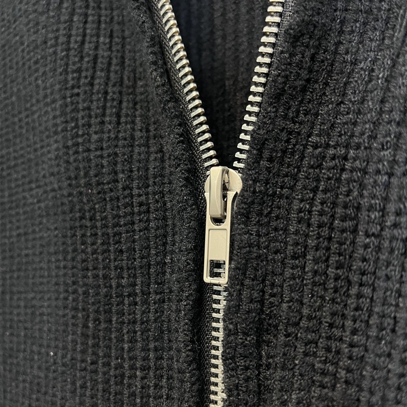 boy Boy Boy Boy Majia Four Corners Correct Version Original 19AW Double Zipper Half Turtleneck Wool Yarn Coat Knitted Sweater Winter New_voghion.com