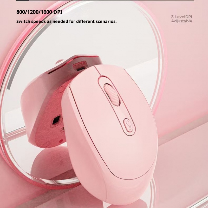 Techglobe Senlanni Mouse silenzioso wireless ricaricabile Bluetooth a doppia modalità Macron multicolore di tipo C_voghion.com