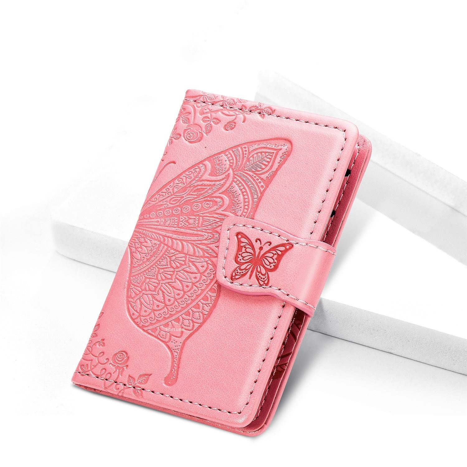 TechGlobe Foreign Trade Gift Coin Holder Universal 3M Adhesive Multi-Function Insert Embossed Phone Back Sticker Card Case_voghion.com