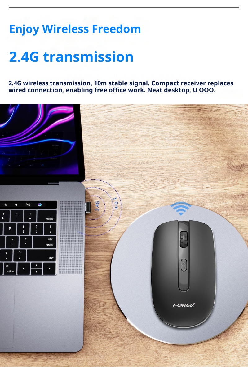 Digitex Digitex FV180 İş Ofisi Kablosuz Taşınabilir Optik Masaüstü Dizüstü Bilgisayar Klasik Fare_voghion.com