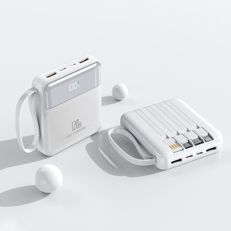 techglobe 3C-zertifizierte Mini-Powerbank mit ultraschnellem Ladekabel und großer Kapazität – kundenspezifische mobile Stromversorgung im Großhandel_voghion.com