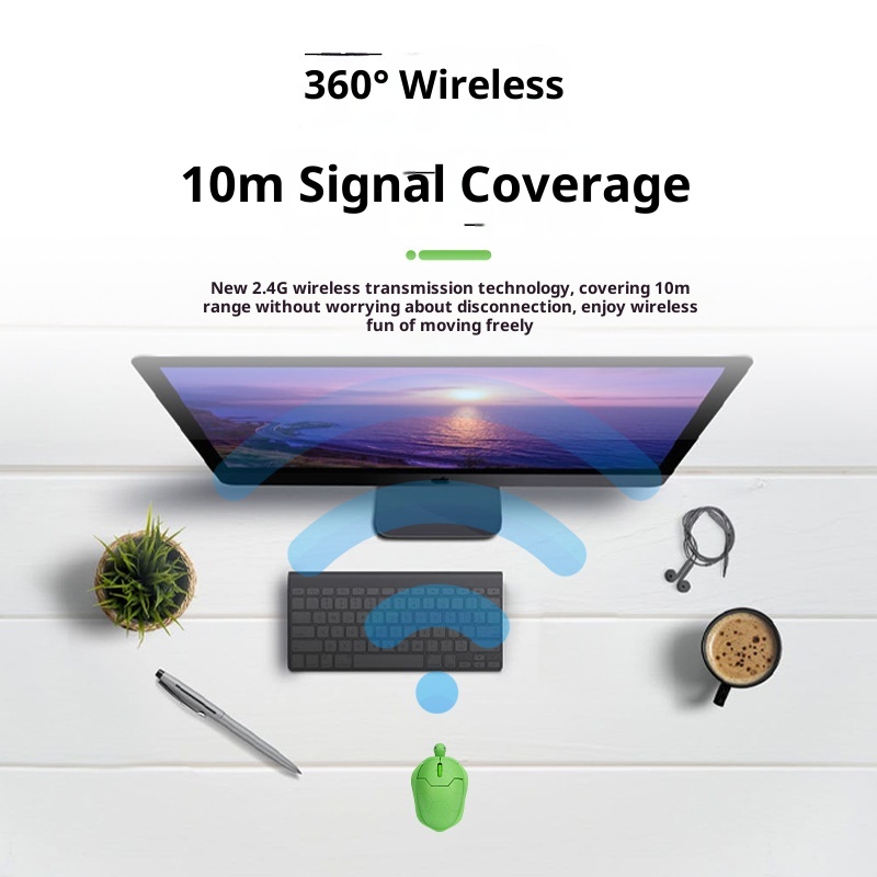 Techglobe Wired Animal Rose Gold Mouse, Wireless Green Turtle Mouse_voghion.com