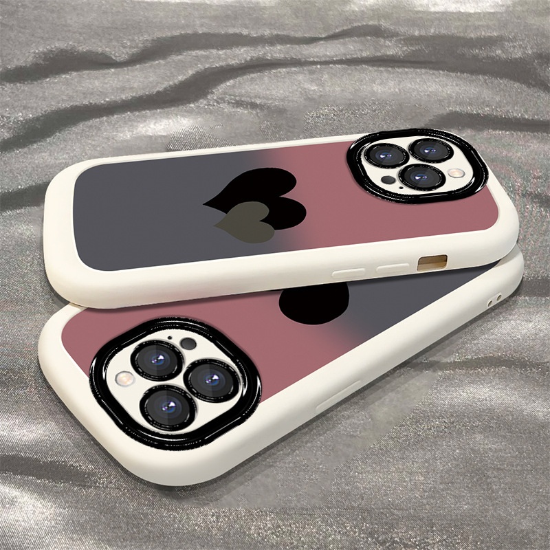 Coque TechGlobe à double cœur dégradé, compatible avec iPhone 16 Pro Max, pour femmes, iPhone 15 (nouveau modèle 14/13), aspect haut de gamme_voghion.com