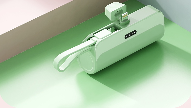 techglobe KC Mini-Notfall-Powerbank 5000mAh, tragbar, für den mobilen Einsatz, ideal als Geschenk für den grenzüberschreitenden Handel, Großhandel_voghion.com