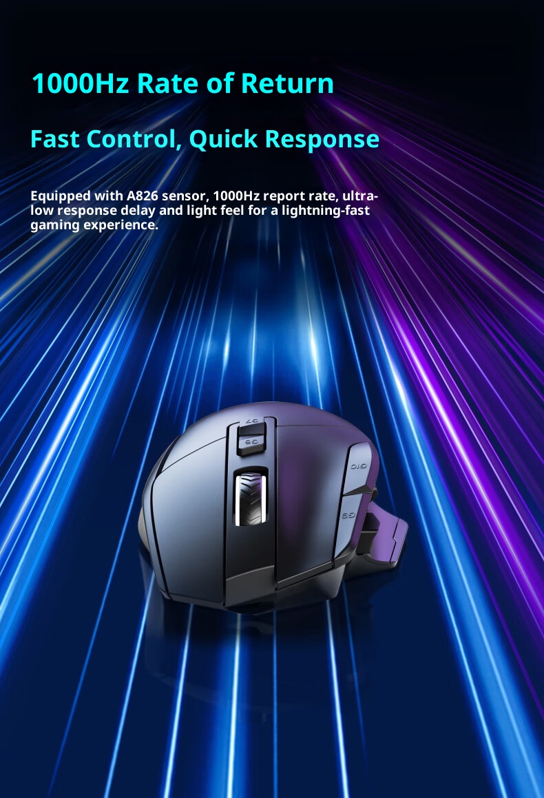 Digitex Digitex Forerunner G2 Mouse da gioco cablato Periferica meccanica per e-sport CS PUBG Desktop Laptop Mano grande Ro Programmazione_voghion.com