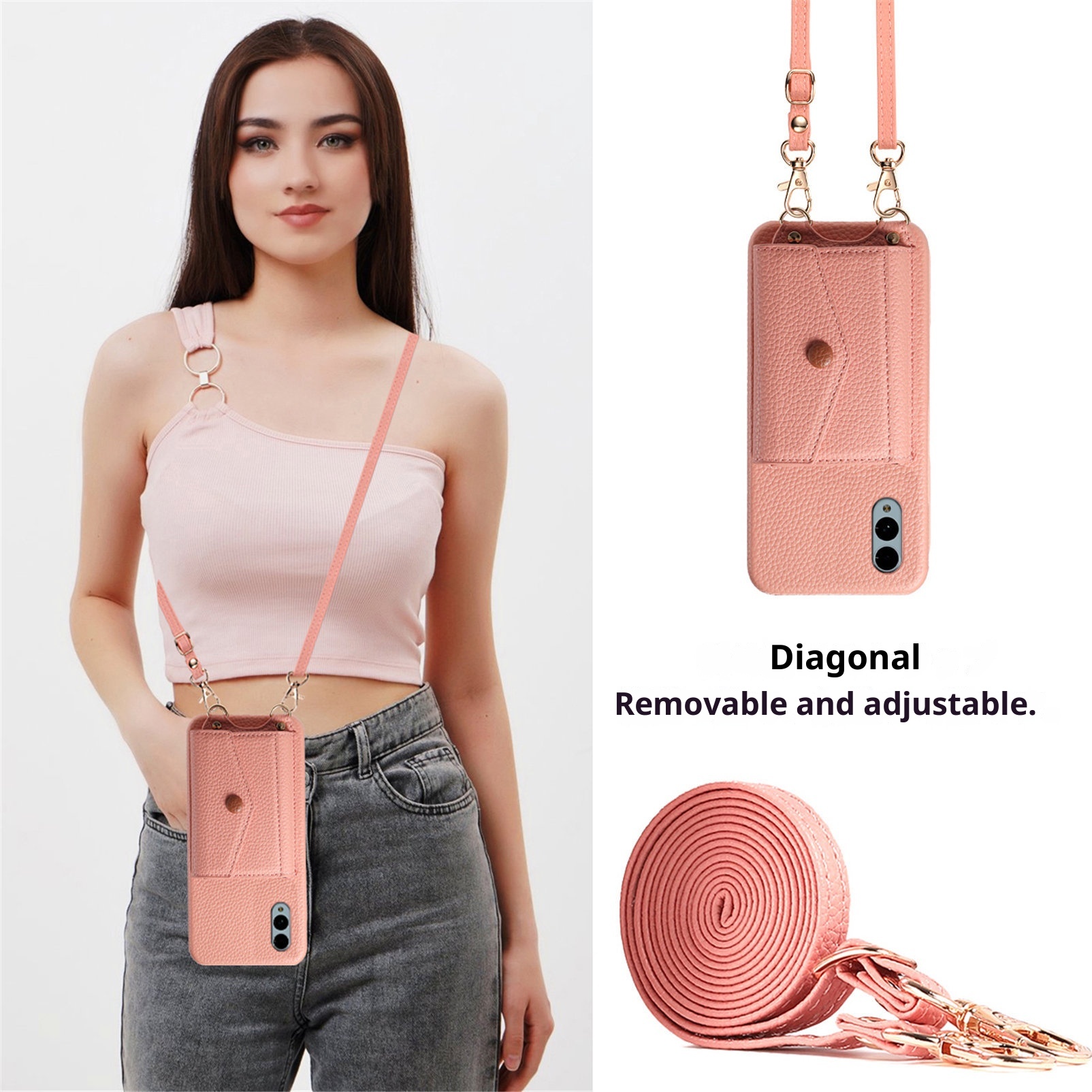 Funda de cuero tipo monedero compatible con Fujitsu WE2 de TechGlobe, compatible con Sony 1VII de séptima generación, con ranura para tarjetas y función atril._voghion.com