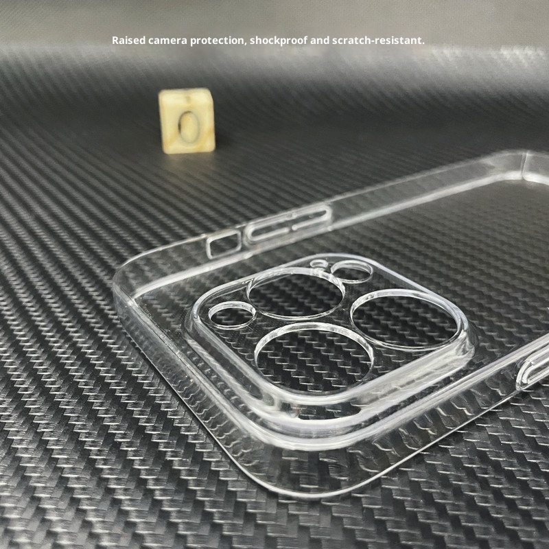 TechGlobe TechGlobe Compatible With Phone Case IPhone 17 AIR Transparent PC Full Coverage Precision Hole Anti-drop Protective Cover_voghion.com